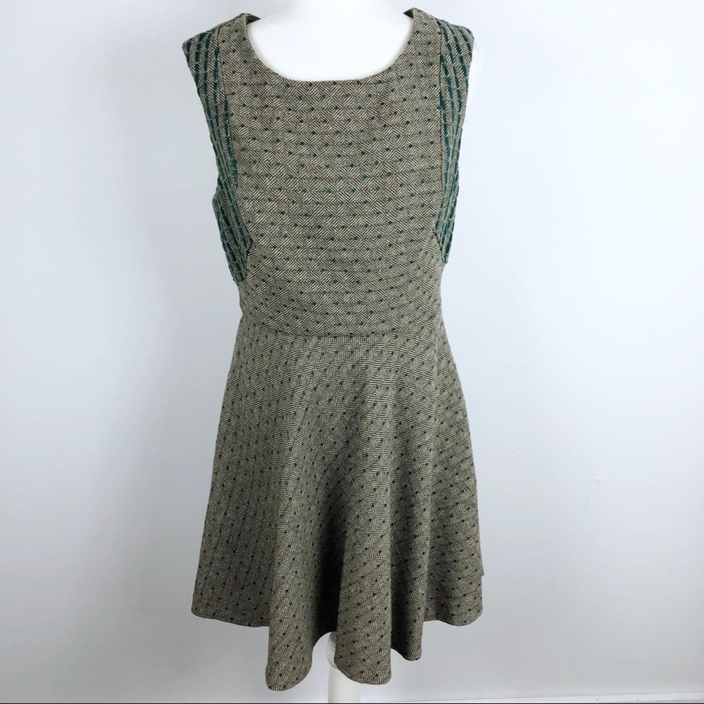 New Coconinno Vintage Berkeley Sleeveless Sweater Dress Size XL Green Wool - Picture 2 of 16